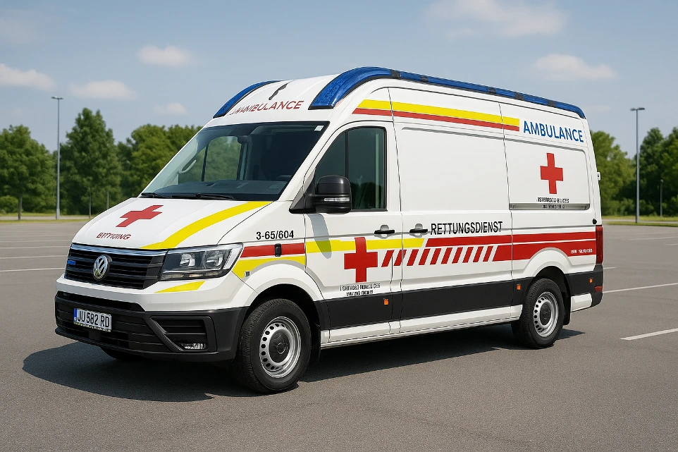 Folierungen für Einsatzfahrzeuge Raum Baden und Umgebung